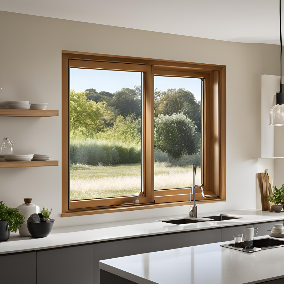 Timber Sliding Windows